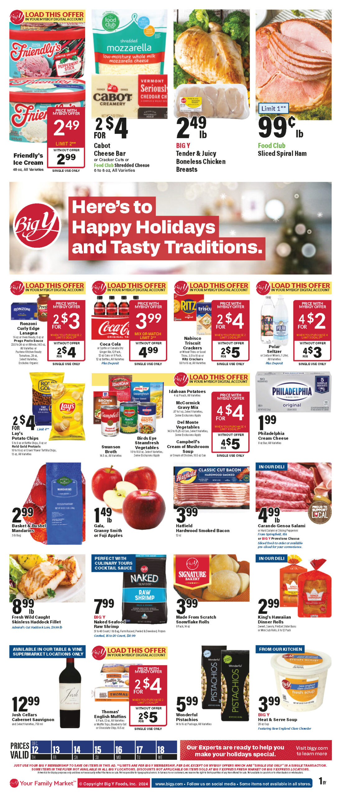 Big Y Ad Preview 12/12 – 12/18