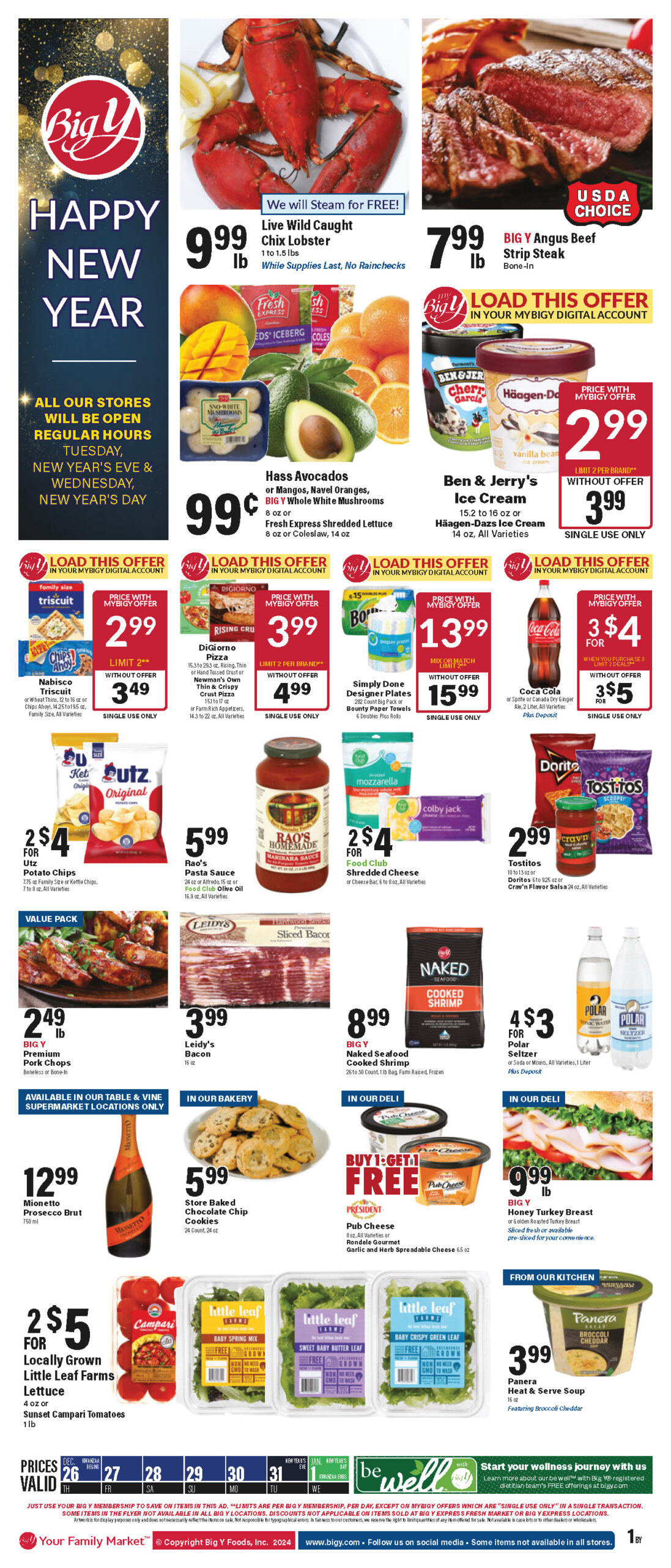 Big Y Ad Preview 12/26 – 01/01