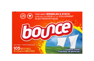 Bounce Dryer Sheets ONLY $3.44 at Walgreen’s 12/15 – 12/21