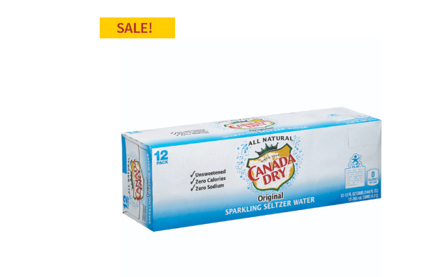 Canada Dry Seltzer ONLY $3.99 at Big Y 01/16 – 01/22