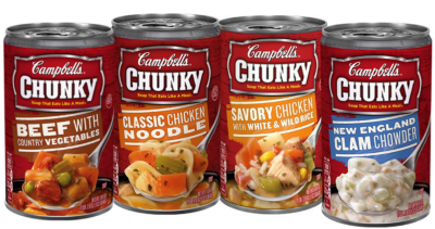 Campbell’s Chunky Soup ONLY $1.25 at Shop Rite 12/29 – 01/04