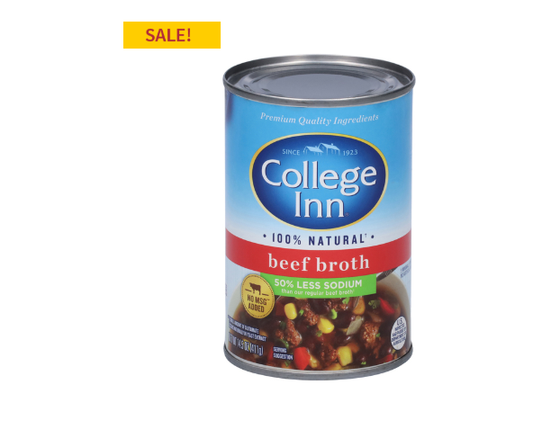 College Inn Broth ONLY $1.00 at Big Y 12/26 – 01/01