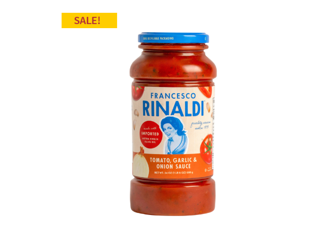 Francesco Rinaldi Pasta Sauce ONLY $1.50 at Big Y 12/26 – 01/01