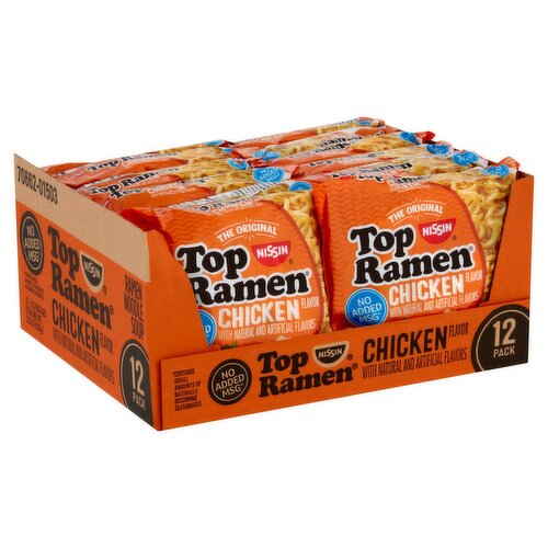 Nissin Top Ramen 12pk ONLY $2.99 at Shop Rite 12/29 – 01/04