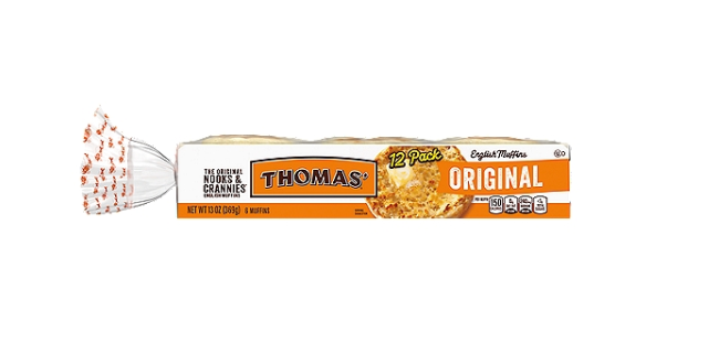 Thomas’ English Muffins 12pk ONLY $3.49 at Shop Rite 12/15 – 12/21