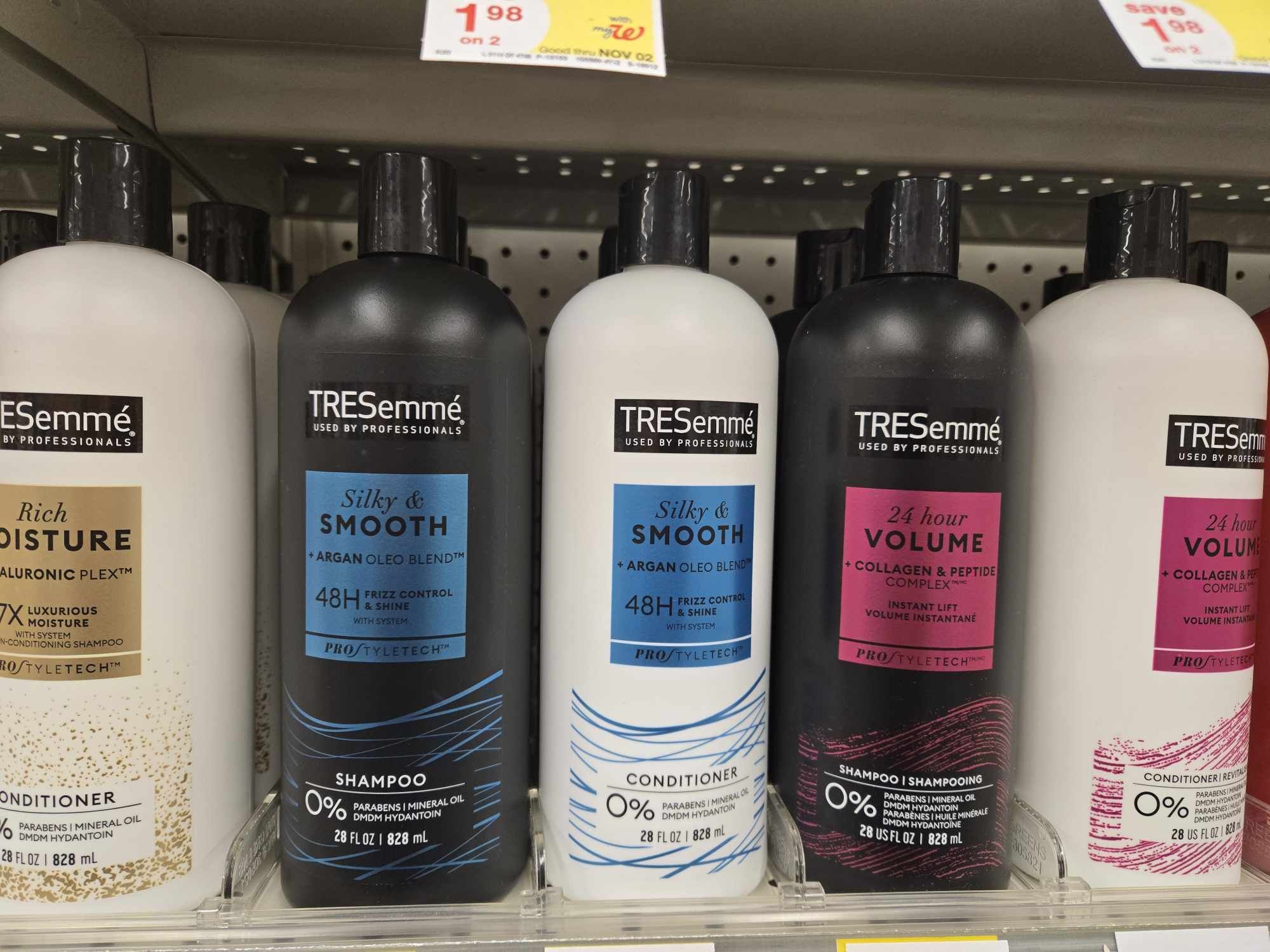 Tresemme ONLY $2.50 at Walgreen’s 12/08 – 12/14