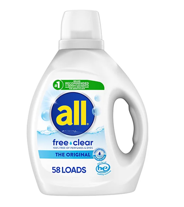 All Laundry Detergent 88oz ONLY $7.99 at Big Y 01/23 – 01/29