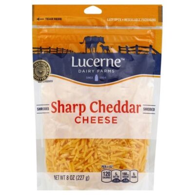 Lucerne Bar or Shredded Cheese ONLY $1.77 at Shaw’s 01/10 – 01/16