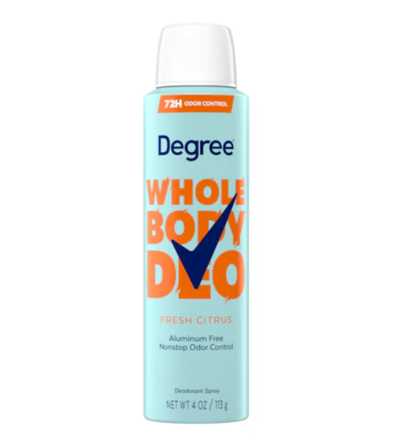 Degree Whole Body Spray ONLY $5.50 at Shop Rite 02/23 – 03/01