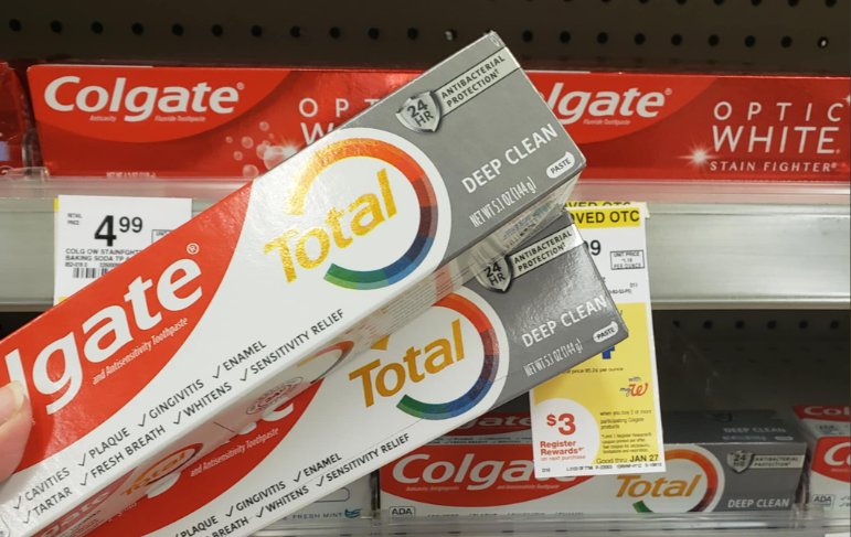 Colgate Toothpaste ONLY 50¢ at Walgreens 05/04 – 05/10