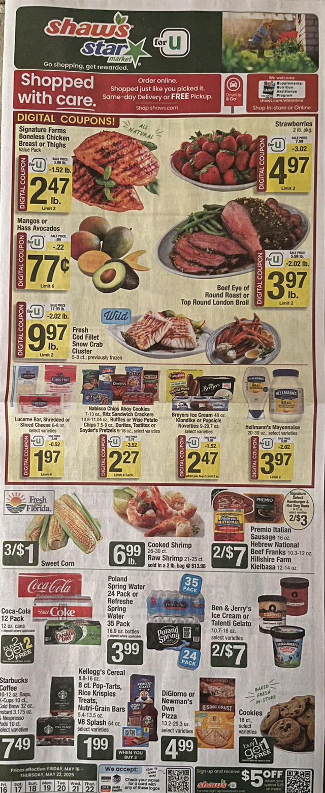 Shaws Early Ad Preview 05/16 – 05/22