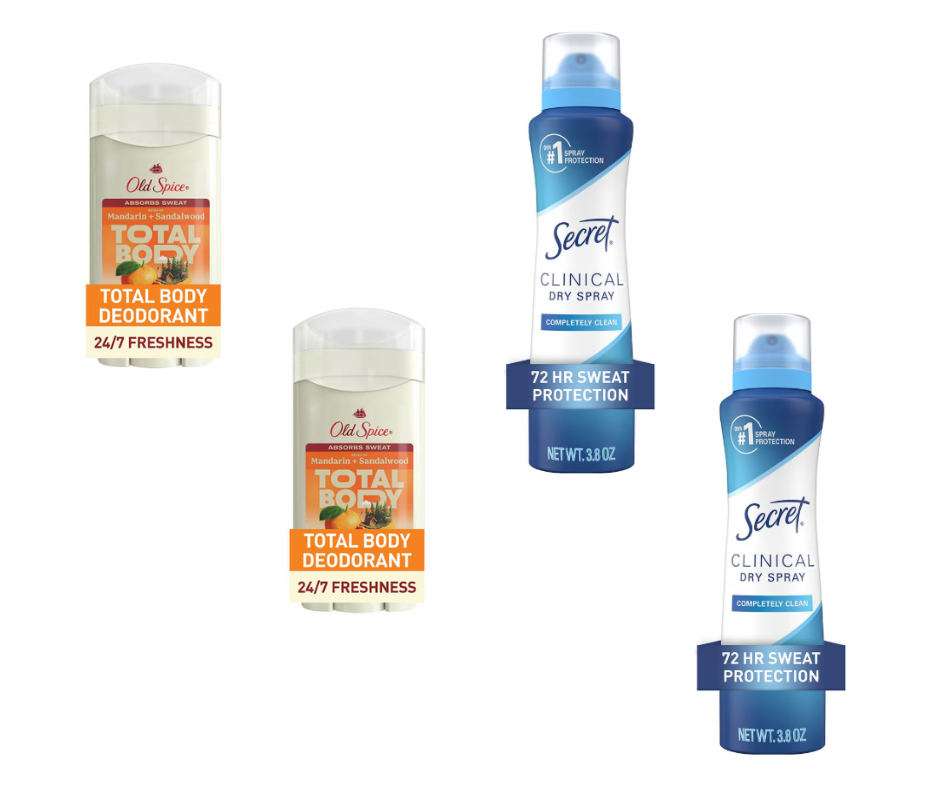 Old Spice and Secret Deodorant ONLY $3.49 at Walgreens 08/17 – 08/23