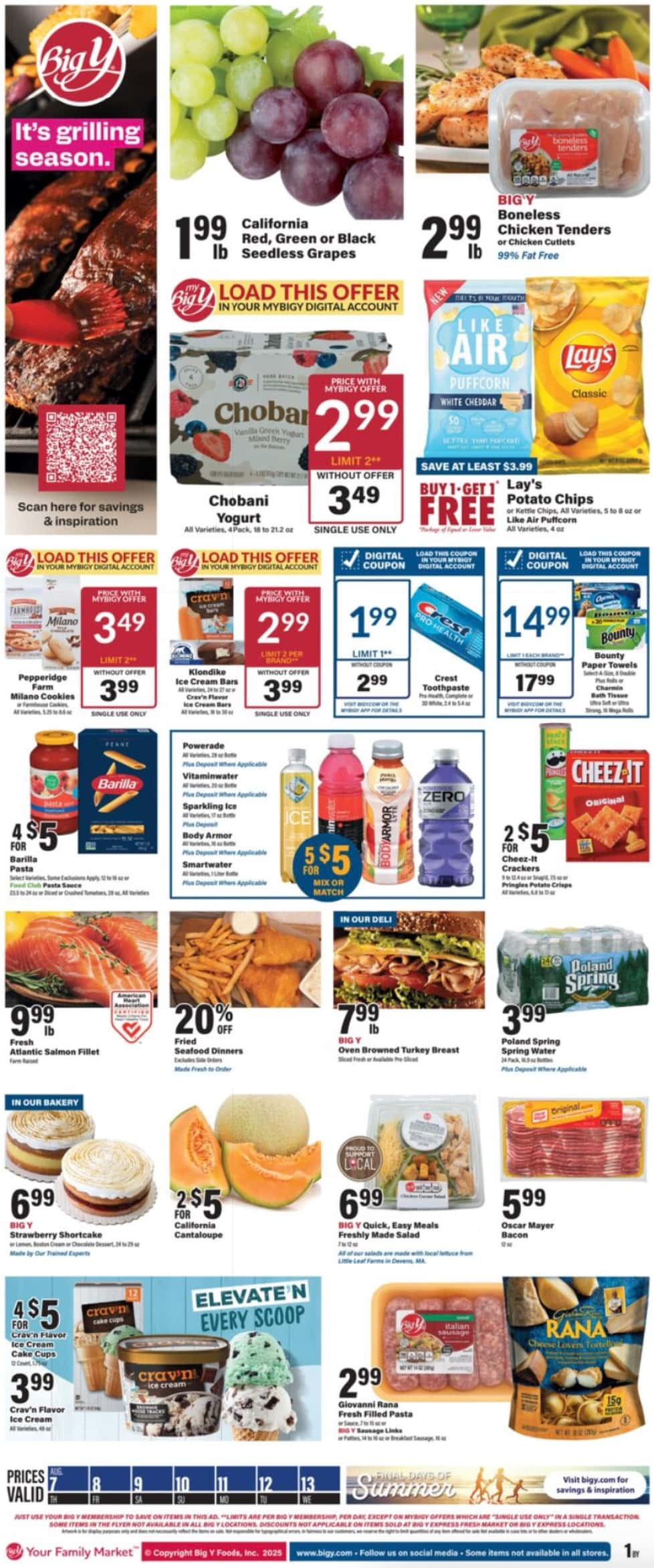 Big Y Ad Preview 08/07 – 08/13