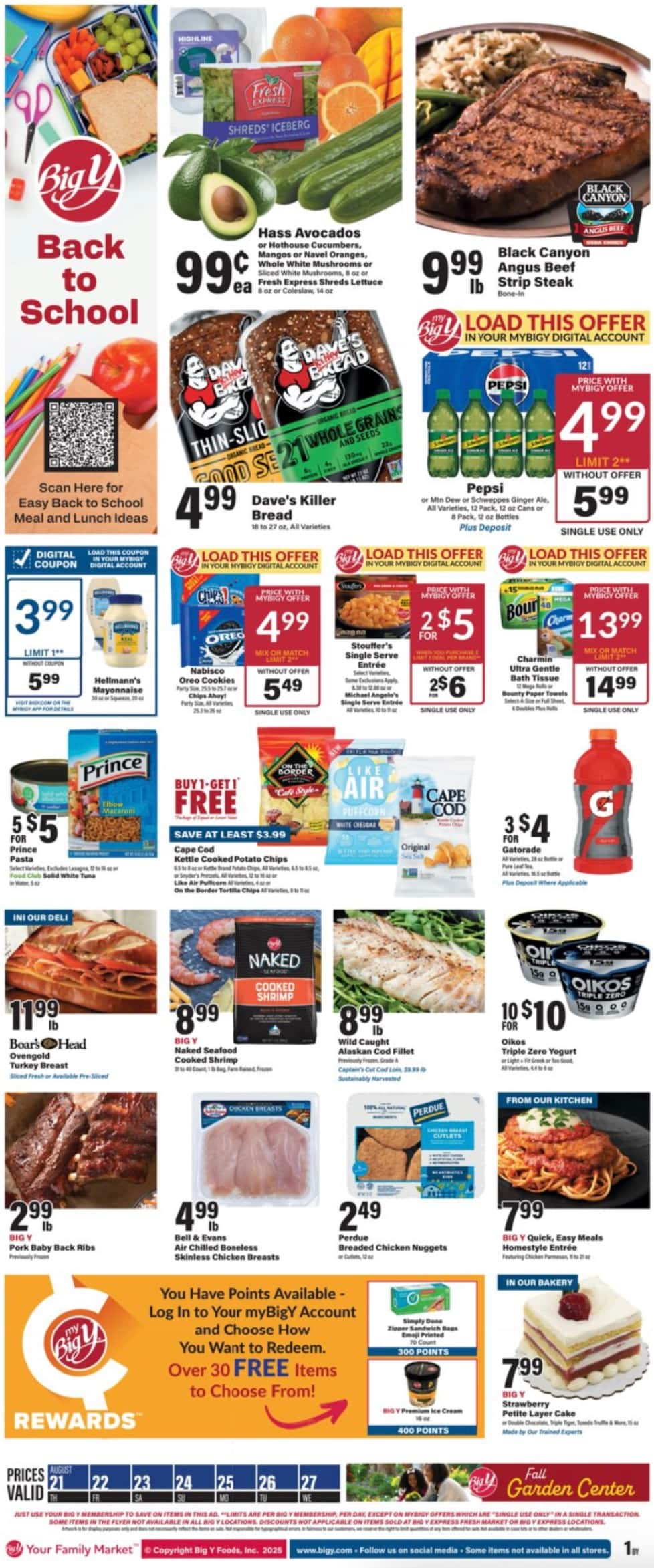 Big Y Ad Preview 08/21 – 08/27