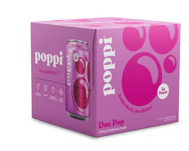 Poppi Soda 4pk ONLY $4.86 at Walgreens 11/23 – 11/29