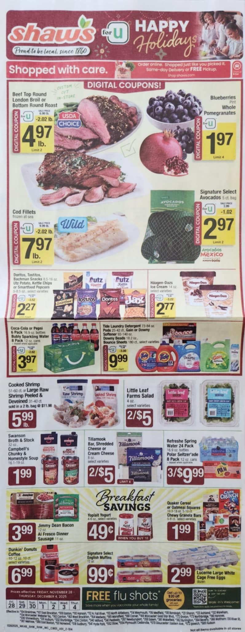 Shaws Ad Preview 11/28 – 12/04